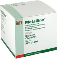 Metalline Tracheo Kompressen 8x9 cm 50 St