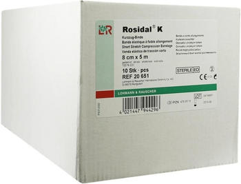 Lohmann & Rauscher Rosidal K Binde 8 cm x 5 m Einzeln Verpackt (10 Stk.)