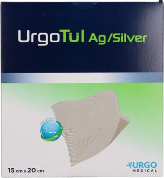 Urgo Urgotül Silver 15 x 20 cm Wundgaze (5 Stk.)