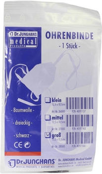 Dr. Junghans Medical Ohrenbinde Dreieckig 15 x 11,5 cm Groß