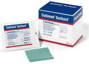 BSN Medical Cutimed Sorbact Saugkompressen 10 x 10 cm (5 Stk.)