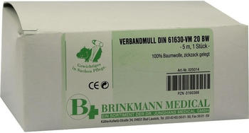 Dr. Junghans Medical Brinkmann Verbandmull 10 cm x 5 m Zickzack