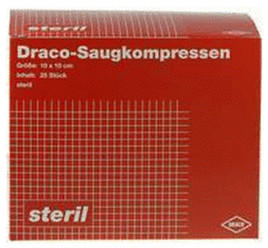 Dr. Ausbüttel Draco Saugkompressen 10 x 10 cm Steril (25 Stk.)