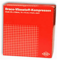 Dr. Ausbüttel Vliesstoff Kompressen 10 x 10 cm 4-fach Steril (25 x 2 Stk.)