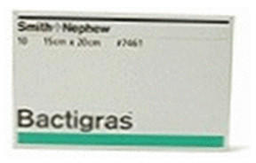 Smith & Nephew Bactigras Antiseptische Paraffingaze 15 x 20 cm (10 Stk.)