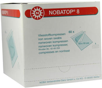 Noba Nobatop 8 Kompressen 10 x 10 cm Steril (60 x 2 Stk.)