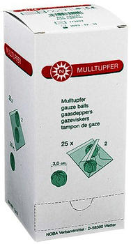 Noba Mulltupfer Pflaumengro§ Steril (25 x 2 Stk.)