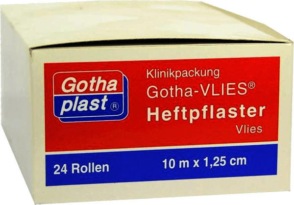 Gothaplast Heftpflaster Vlies 1,25 cm x 10 m (24 Stk.)