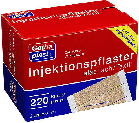 Gothaplast Injektionspflaster 2 x 6 cm (220 Stk.)