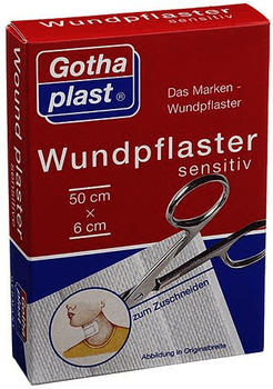 Gothaplast Wundpflaster Sensitiv 6 cm x 50 cm Abschnitte