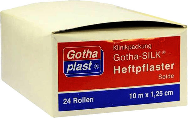 Gothaplast Gotha-Silk Heftpflaster Seide 1,25 cm x 5 m (24 Stk.)