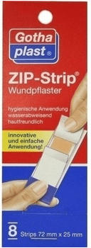 Gothaplast Zip Strip Wasserabweisend 72 x 25 mm (8 Stk.)