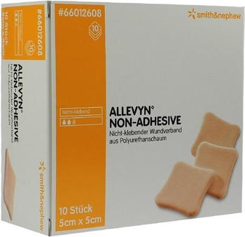 Bios Naturprodukte Allevyn Non Adhesive 5x5cm Wundauflage (10 Stk.)