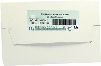 Dr. Junghans Medical Mullbinden 4Mx6Cm Unverpackt (20 Stk.)