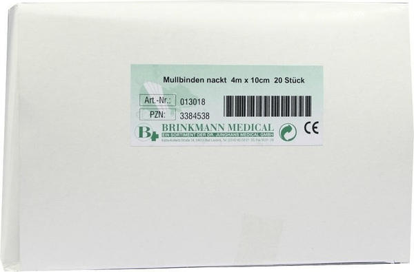 Dr. Junghans Medical Mullbinden 4Mx10Cm Unverpackt (20 Stk.)