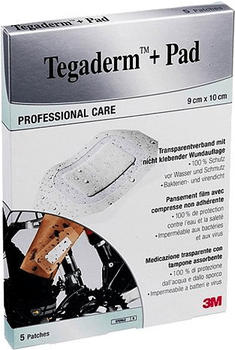 3M Medica Tegaderm Plus Pad 9 x 10 cm Pflaster (5 Stk.)