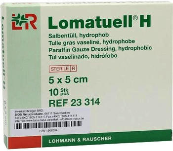 Bios Naturprodukte Lomatuell H Salbentuell 5 x 5 cm (10 Stk.)
