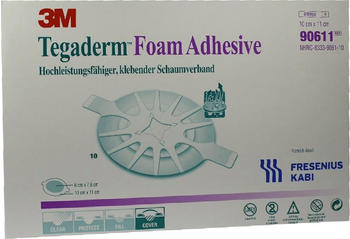 Bios Naturprodukte Tegaderm Foam Adhesive 10 x 11 cm Verband (10 Stk.)