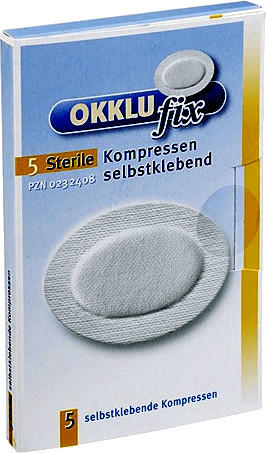 Berenbrinker Okklufix Augenkompressen Selbstklebend Steril (5 Stk.)