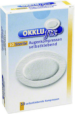 Berenbrinker Okklufix Augenkompressen Selbstklebend Steril (10 Stk.)