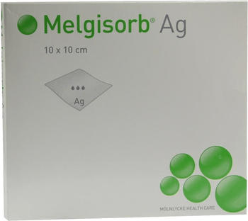 Care Melgisorb Ag Verband 10 x 10 cm (10 Stk.)