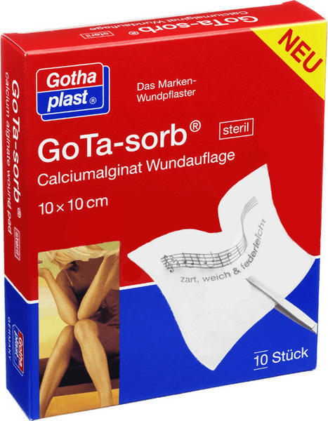 Gothaplast Gota Sorb Steril 10 x 10 cm (10 Stk.)