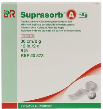 Lohmann & Rauscher Suprasorb A+Ag Antimik.Cal.Alginat Tamp. 30 cm 2 g