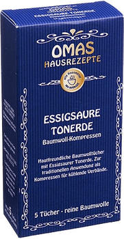 Coolike Essigsaure Tonerde Baumwollkompressen (5 Stk.)