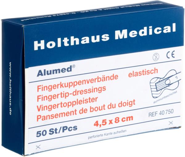 Holthaus ALUMED Fingerkuppenverband, elastisch 4,5 x 8 cm (50 Stk.)