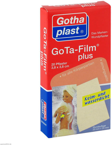 Gothaplast Gota Film plus 3,8 x 3,8 cm Pflaster (20 Stk.)