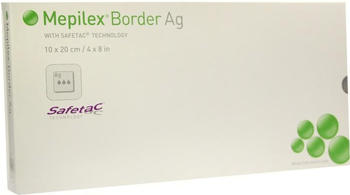 Mölnlycke Mepilex Border Ag Verband 10 x 20 cm (5 Stk.)