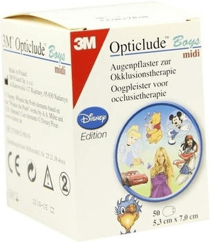 3M Medica Opticlude Disney Pflaster Boys Midi (50 Stk.)