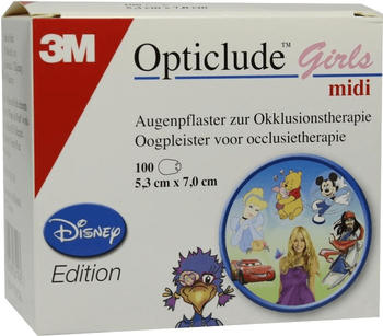 3M Medica Opticlude Disney Pflaster Girls Midi (100 Stk.)