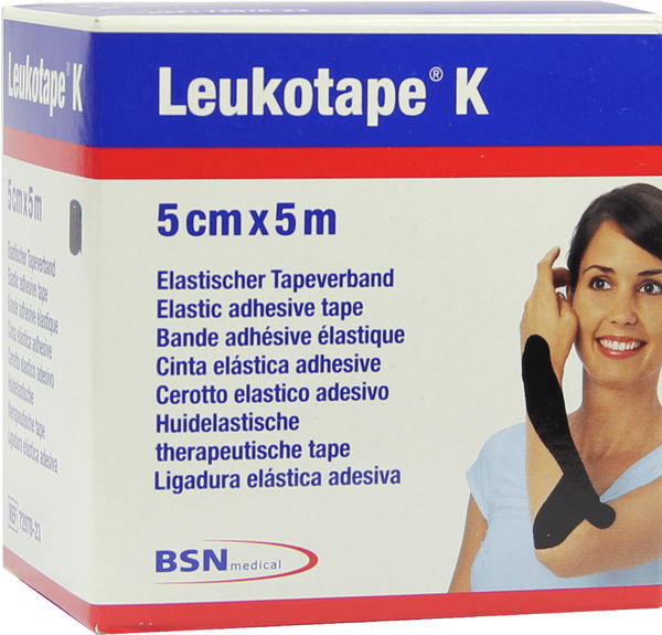 BSN Medical Leukotape K 5 cm Schwarz