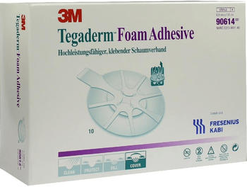 Fresenius Tegaderm Foam Adhesive Fk 6,9 x 7,6 cm Oval (10 Stk.)
