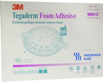 Fresenius Tegaderm Foam Adhesive 14,3 x 15,6 cm Oval (5 Stk.)