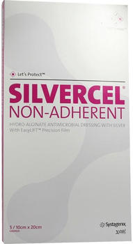 Systagenix Silvercel Non Adherent Kompressen 10 x 20 cm (5 Stk.)