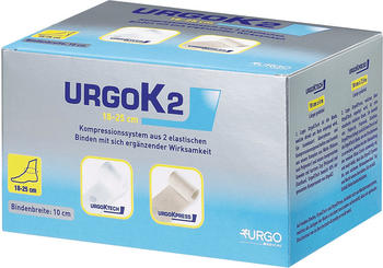 Urgo K2 Kompr.Syst.Knoechelumf.25 - 32 cm 8 cm breit (6 Stk.)