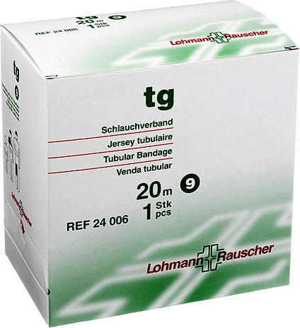 Lohmann & Rauscher TG Schlauchverband Weiß 20 m Gr. 9