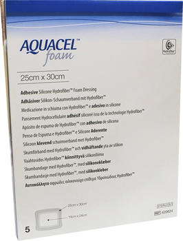 ConvaTec Aquacel Foam Adh 25 x 30 cm Verband (5 Stk.)