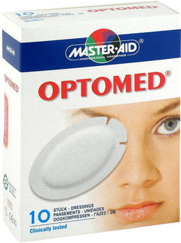Trusetal Verbandstoffwerk Optomed Augenkompresse selbstklebend steril (10 Stk.)