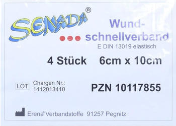 Erena Senada Wundschnellverband 6 x 10 cm (4 Stk.)