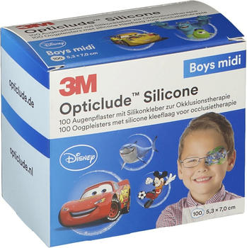 3M Medica Opticlude Silicone Disney Boys midi 5,3 x 7 cm (100 Stk.)