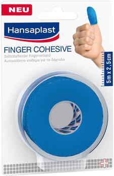 Beiersdorf Hansaplast Selbsthaftender Fingerverband Blau 5 m x 2,5 cm