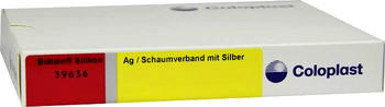 Coloplast Biatain Silic Ag Schaumverband 7,5x7,5cm (5 Stk.)