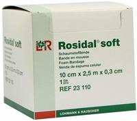 Lohmann & Rauscher Rosidal soft Schaumstoffbinde - 2,5 m x 10 cm x 0,3 cm 1 St