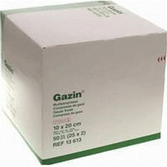Lohmann & Rauscher Gazin Kompressen 10 x 20 cm 8-fach Steril (25 x 2 Stk.)