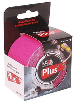 Nasara Plus Kinesiology Tape 5cm x 5m pink