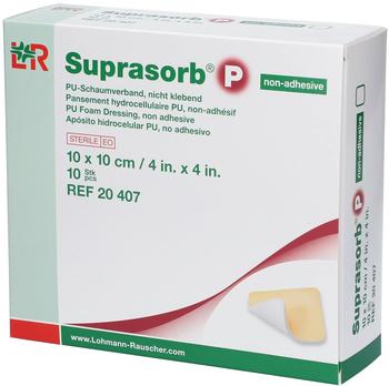 Lohmann & Rauscher Suprasorb P 10 x 10 cm PU-Schaumverband Nicht Klebend Steril (10 Stk.)