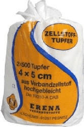 Erena Zellstofftupfer 4 x 5 cm (2 x 500 Stk.)